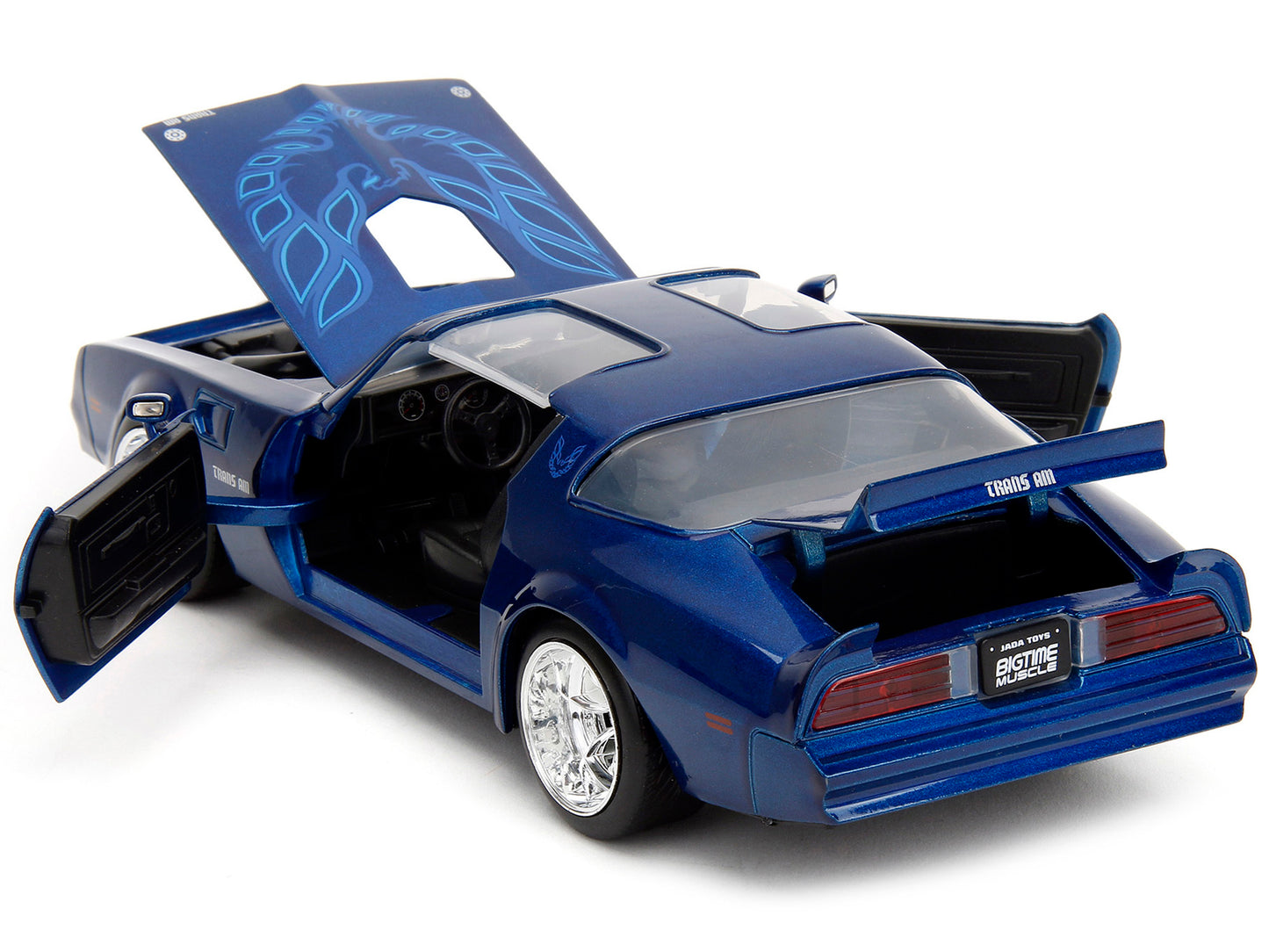 1977 Pontiac Firebird Trans Am Blue Metallic "Bigtime Muscle" - Premium Pontiac Models from Jada - Just $62.09! Shop now at Rapidvehicles