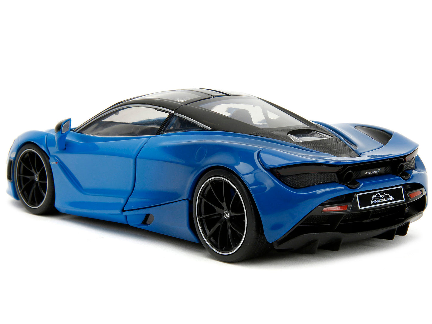 McLaren 720S Blue and Dark Blue with Black Top "Pink Slips" - Premium McLaren Models from Jada - Just $62.99! Shop now at Rapidvehicles