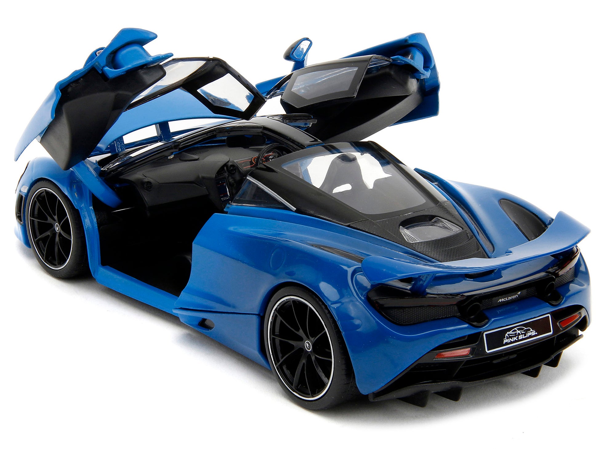 McLaren 720S Blue and Dark Blue with Black Top "Pink Slips" - Premium McLaren Models from Jada - Just $62.99! Shop now at Rapidvehicles