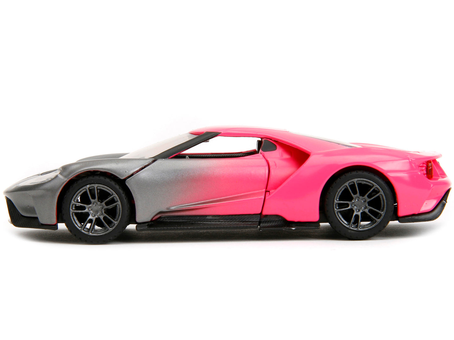 2017 Ford GT Gray Metallic and Pink Gradient "Pink Slips" Series - Premium Ford Models from Jada - Just $29.69! Shop now at Rapidvehicles