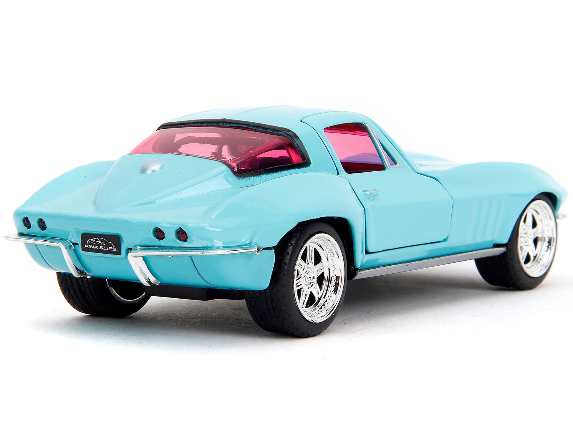 1966 Chevrolet Corvette Light Blue with Pink Tinted Windows "Pink - Premium Corvette Models from Jada - Just $29.69! Shop now at Rapidvehicles