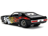 1971 Pontiac GTO Black with Flame Graphics "Bigtime Muscle" Series 1/24 Diecast Model Car by Jada - Premium Pontiac Models from Jada - Just $41.82! Shop now at Rapidvehicles