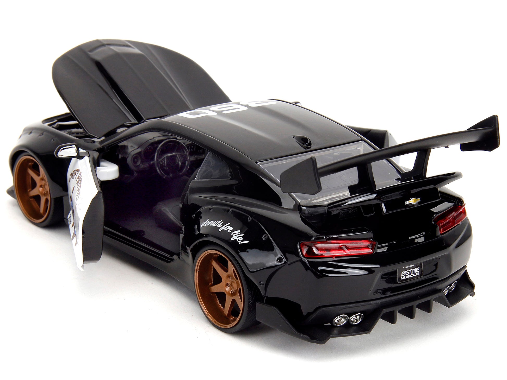 2016 Chevrolet Camaro Widebody Black and White "Drift Patrol" - Premium Chevrolet Models from Jada - Just $62.09! Shop now at Rapidvehicles