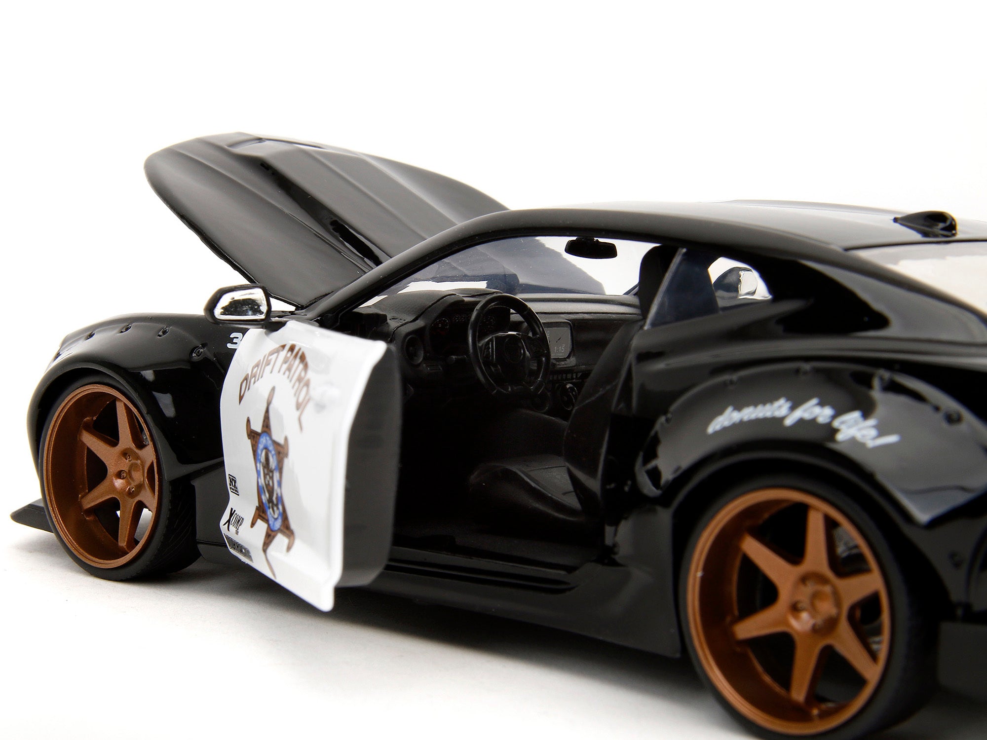 2016 Chevrolet Camaro Widebody Black and White "Drift Patrol" "Wide Body" Series 1/24 Diecast Model Car by Jada - Premium Chevrolet Models from Jada - Just $56.38! Shop now at Rapidvehicles