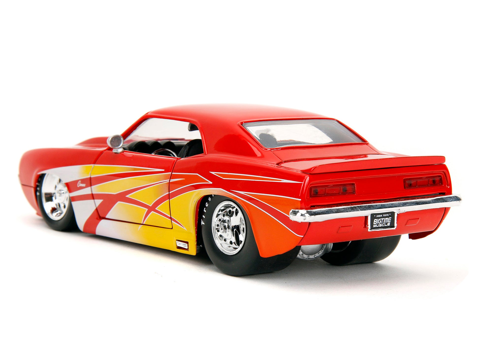 1969 Chevrolet Camaro Red with Graphics "BigTime Muscle" Series - Premium Chevrolet Models from Jada - Just $56.38! Shop now at Rapidvehicles