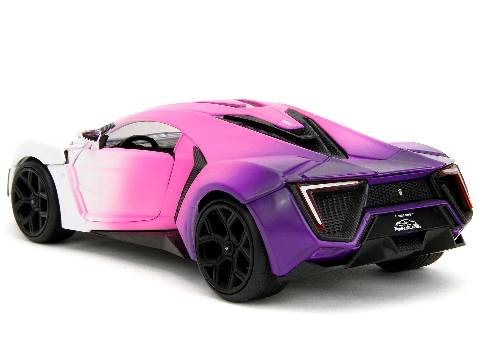 Lykan Hypersport White Pink and Purple Gradient "Pink Slips" Series 1/24 Diecast Model Car by Jada - Premium Lykan Models from Jada - Just $57.18! Shop now at Rapidvehicles