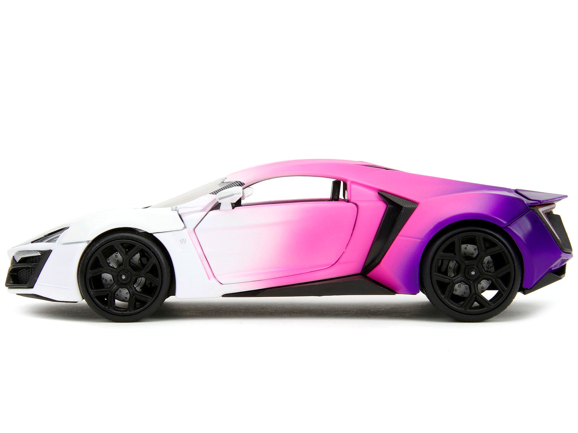 Lykan Hypersport White Pink and Purple Gradient "Pink Slips" Series 1/24 Diecast Model Car by Jada - Premium Lykan Models from Jada - Just $57.18! Shop now at Rapidvehicles