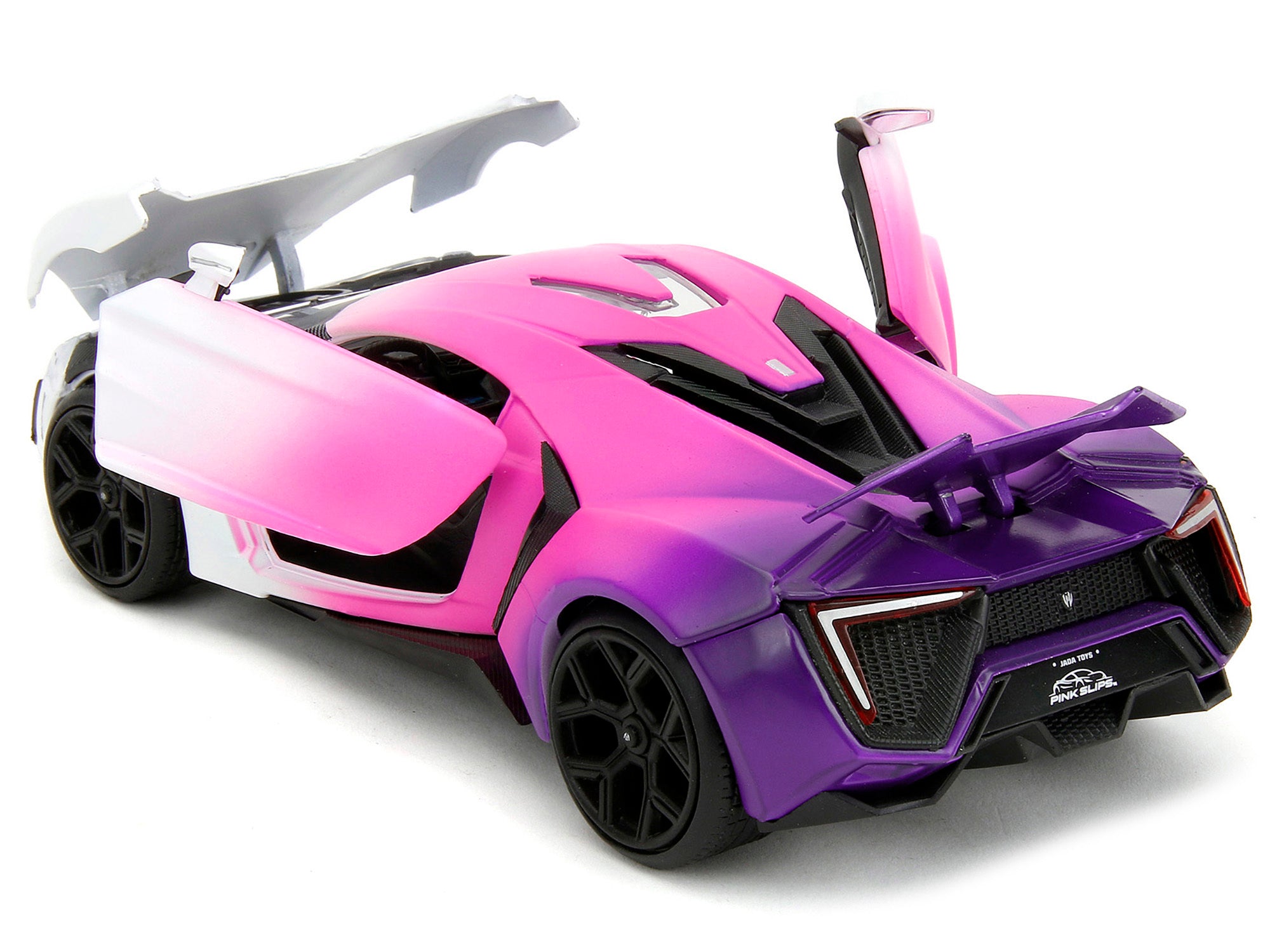 Lykan Hypersport White Pink and Purple Gradient "Pink Slips" Series 1/24 Diecast Model Car by Jada - Premium Lykan Models from Jada - Just $57.18! Shop now at Rapidvehicles