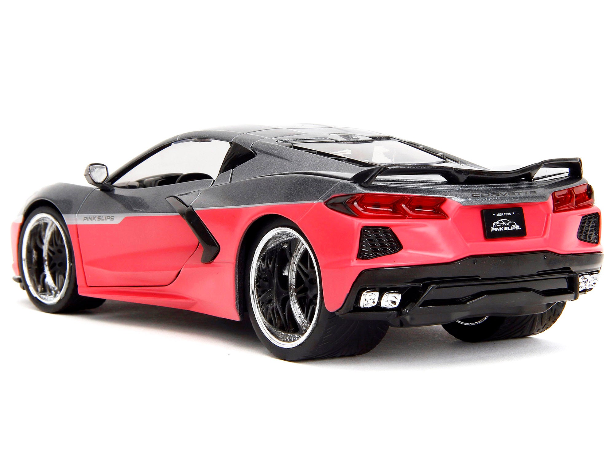 2020 Chevrolet Corvette Gray Metallic and Pink "Pink Slips" Series 1/24 Diecast Model Car by Jada - Premium Corvette Models from Jada - Just $57.18! Shop now at Rapidvehicles