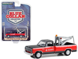 1983 Dodge Ram D-100 Royal SE Tow Truck Black and Red "Texaco - 24 Hour Service" "Blue Collar Collection" Series 12 1/64 Diecast Model Car by Greenlight - Premium Texaco Models from Greenlight - Just $17.99! Shop now at Rapidvehicles