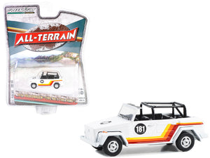 1974 Volkswagen Thing (Type 181) #181 White with Stripes "All Terrain" Series 15 1/64 Diecast Model Car by Greenlight - Premium  from Greenlight - Just $26.99! Shop now at Rapidvehicles