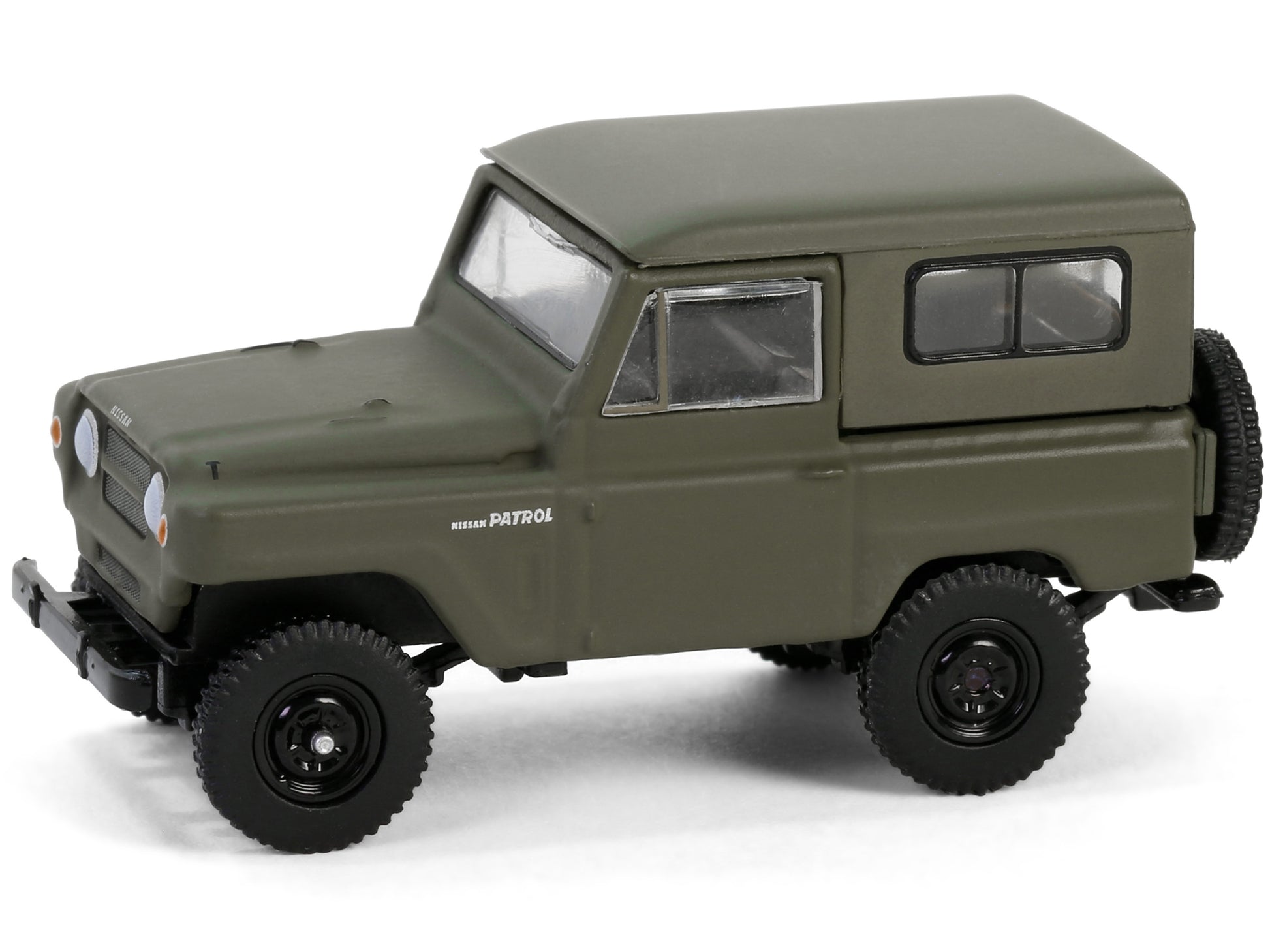 1962 Nissan Patrol Matt Olive Green "All Terrain" Series 16 1/64 - Premium Nissan Models from Greenlight - Just $26.09! Shop now at Rapidvehicles