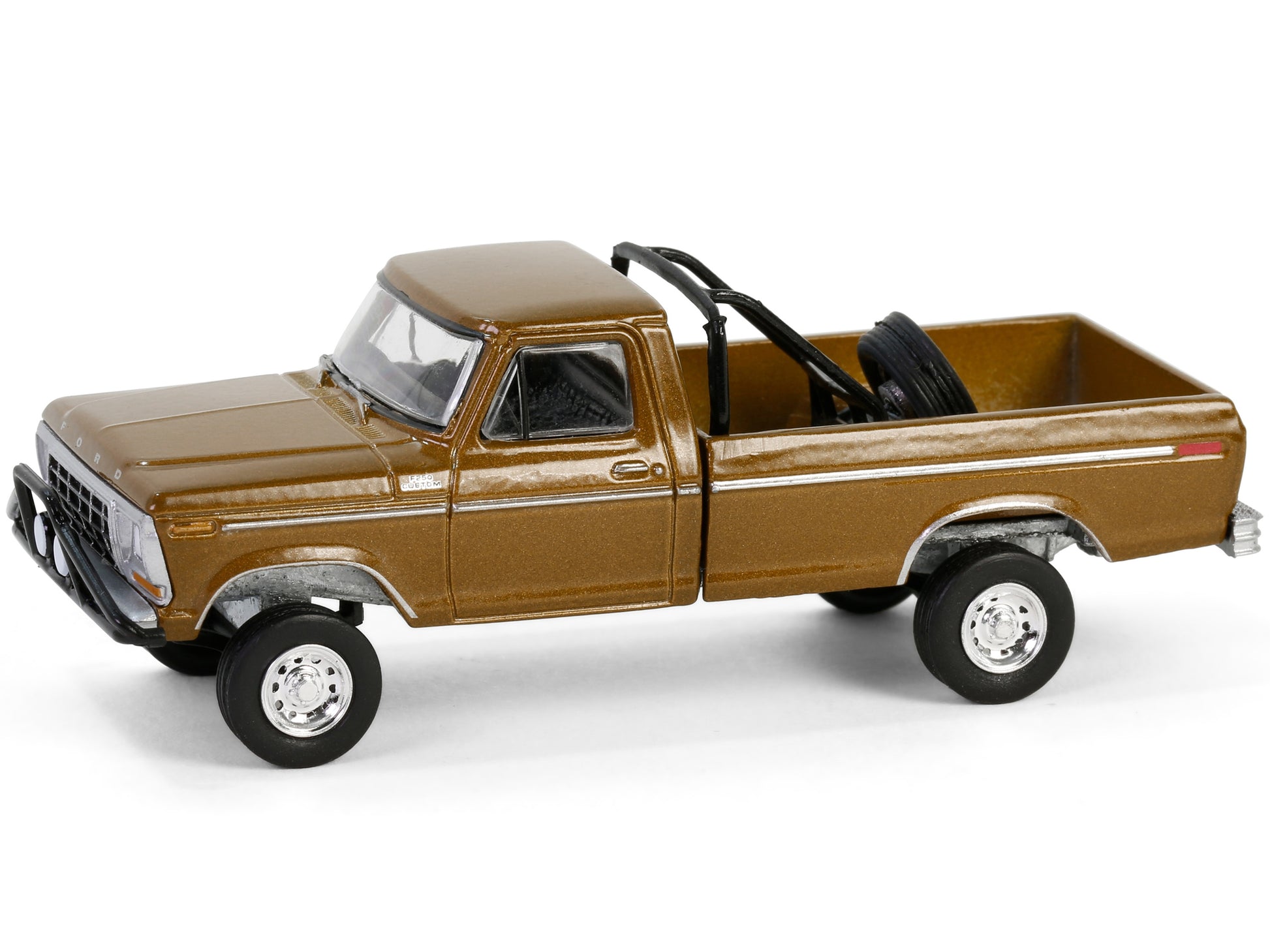 1979 Ford F250 Ranger Pickup Truck Gold Metallic "All Terrain" - Premium Pickup Trucks Models from Greenlight - Just $26.09! Shop now at Rapidvehicles