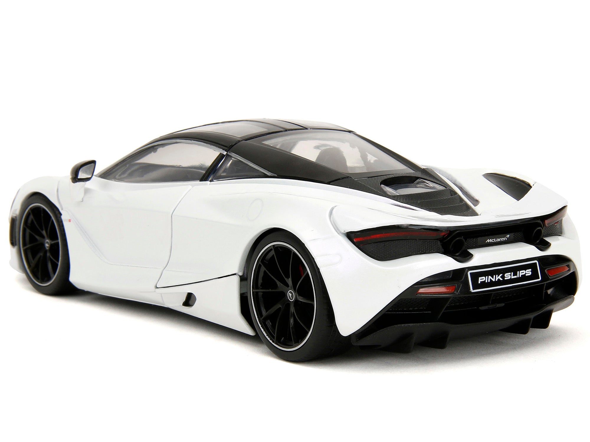 McLaren 720S White Metallic with Black Top "Pink Slips" Series 1/24 Diecast Model Car by Jada - Premium McLaren Models from Jada - Just $40.99! Shop now at Rapidvehicles