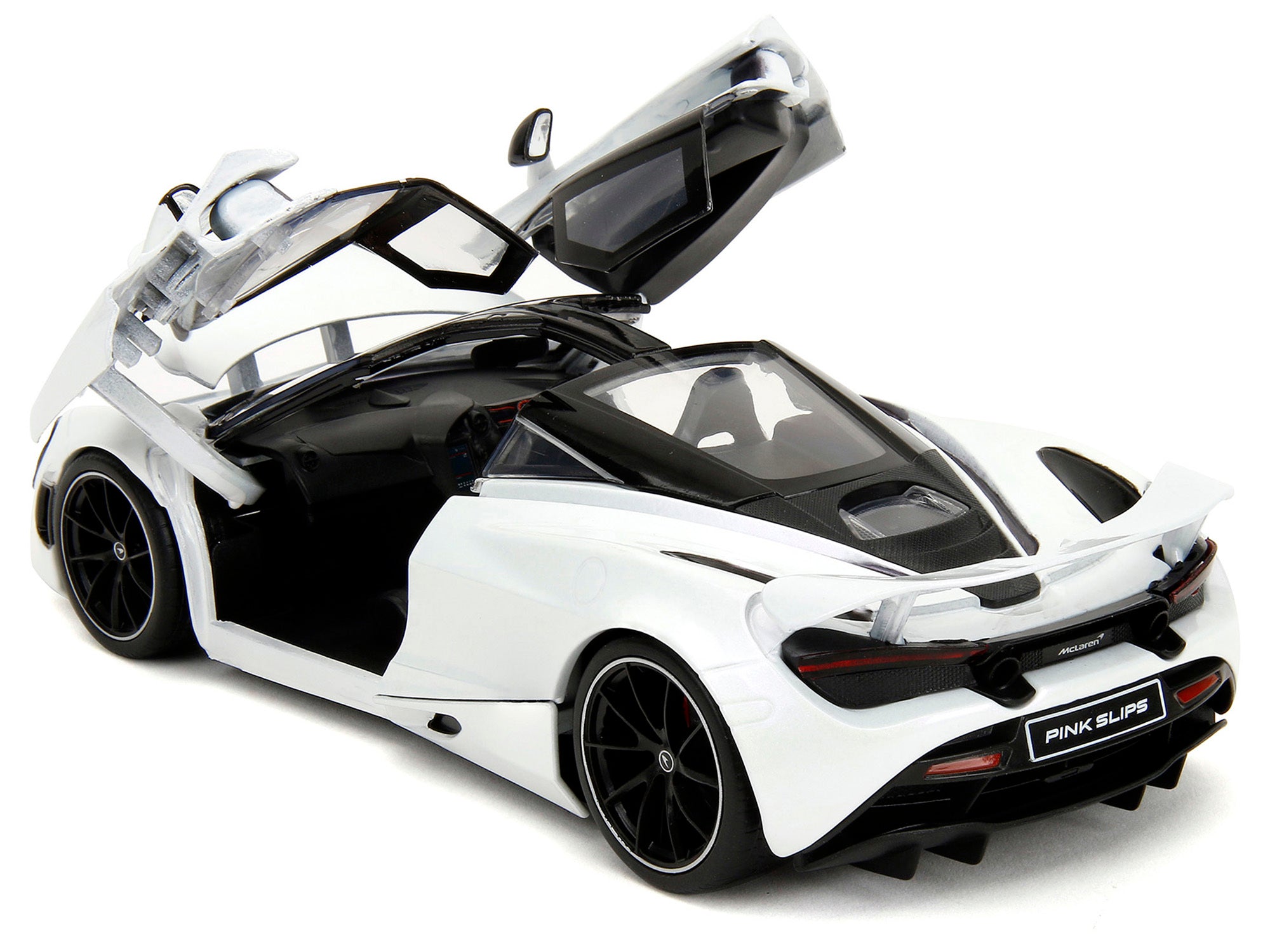 McLaren 720S White Metallic with Black Top "Pink Slips" Series - Premium McLaren Models from Jada - Just $57.99! Shop now at Rapidvehicles