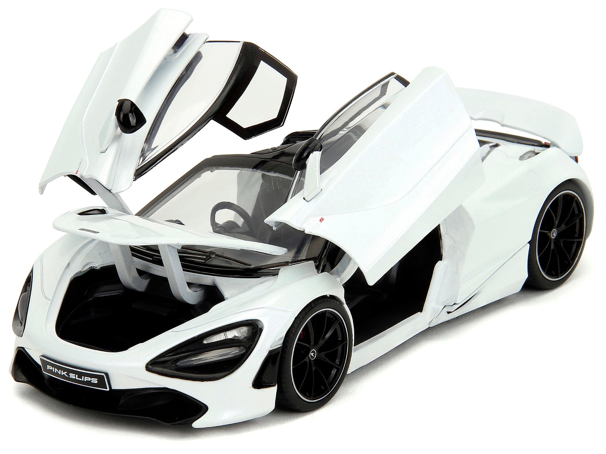 McLaren 720S White Metallic with Black Top "Pink Slips" Series - Premium McLaren Models from Jada - Just $57.99! Shop now at Rapidvehicles