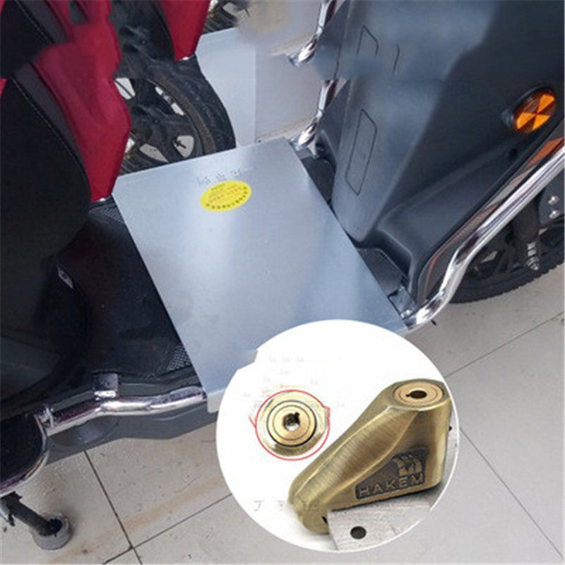 Color: 5style - Electric car Battery Lock Pedal Lock Anti-theft - Premium Other Motorcycle Accessories from Rapidvehicles - Just $62.99! Shop now at Rapidvehicles