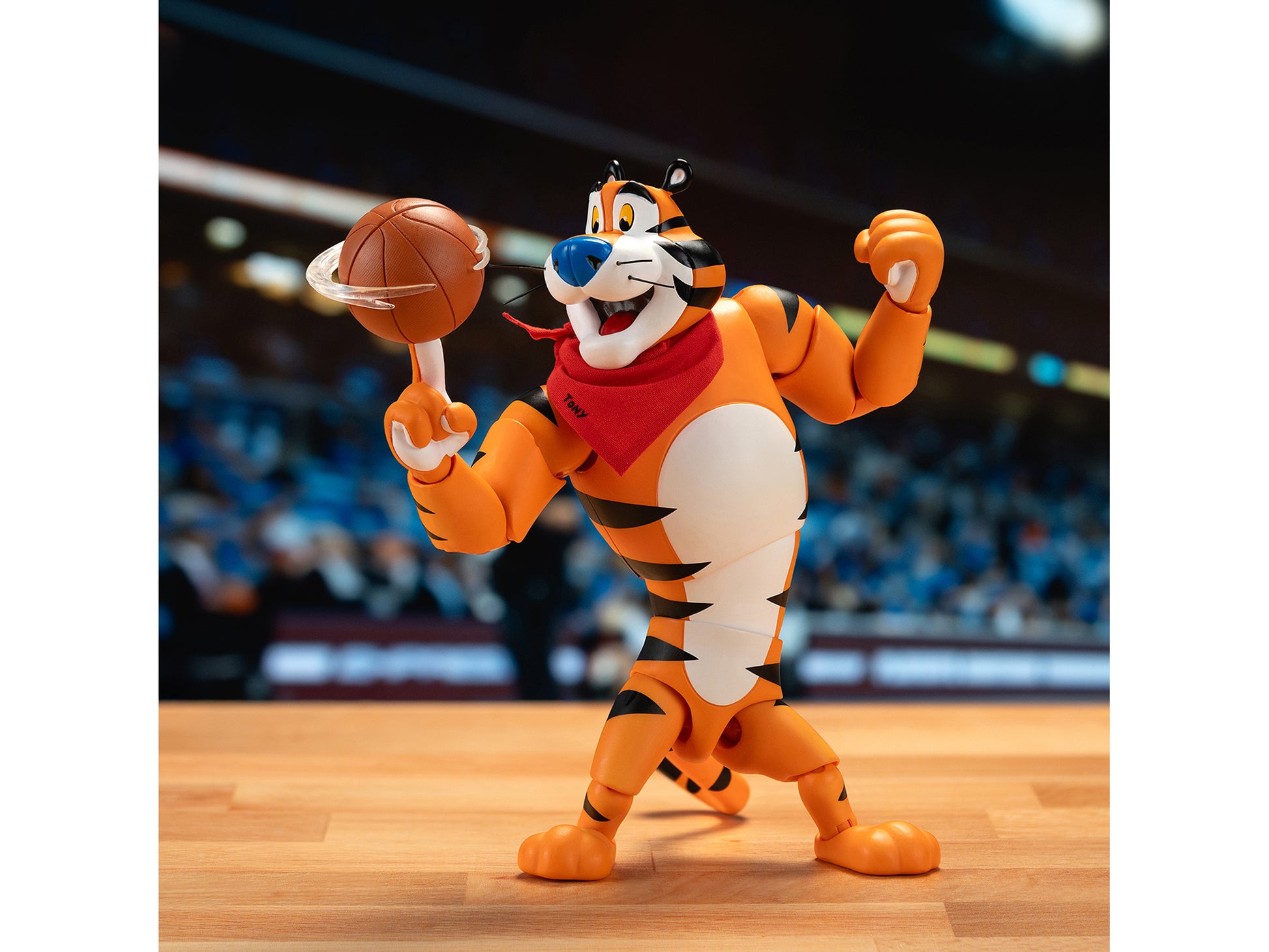 Tony the Tiger 6.75&quot; Moveable Figure with Alternate Hands and Accessories &quot;Kellogg's Frosted Flakes&quot; Model by Jada
