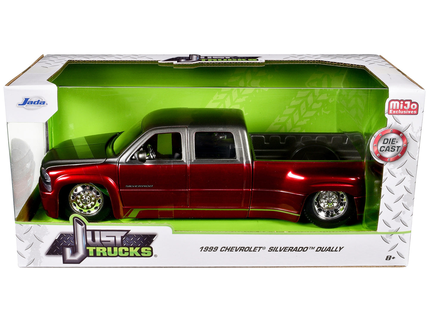 1999 Chevrolet Silverado Dually Pickup Truck Red Metallic and