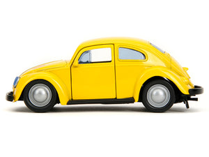 Volkswagen Beetle "Bumblebee" Yellow "Transformers" "Hollywood Rides" Series 1/32 Diecast Model Car by Jada - Premium Volkswagen Models from Jada - Just $26.68! Shop now at Rapidvehicles