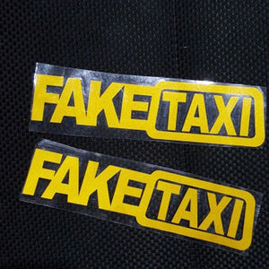 Fake taxi drift sign funny car sticker - Premium Exterior Parts from Rapidvehicles - Just $14.83! Shop now at Rapidvehicles