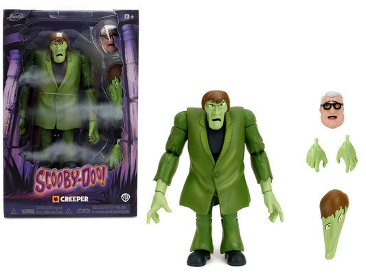 Creeper 6" Moveable Figure with Accessories and Alternate Head and Hands "Scooby-Doo!" Franchise Model by Jada free shipping USA