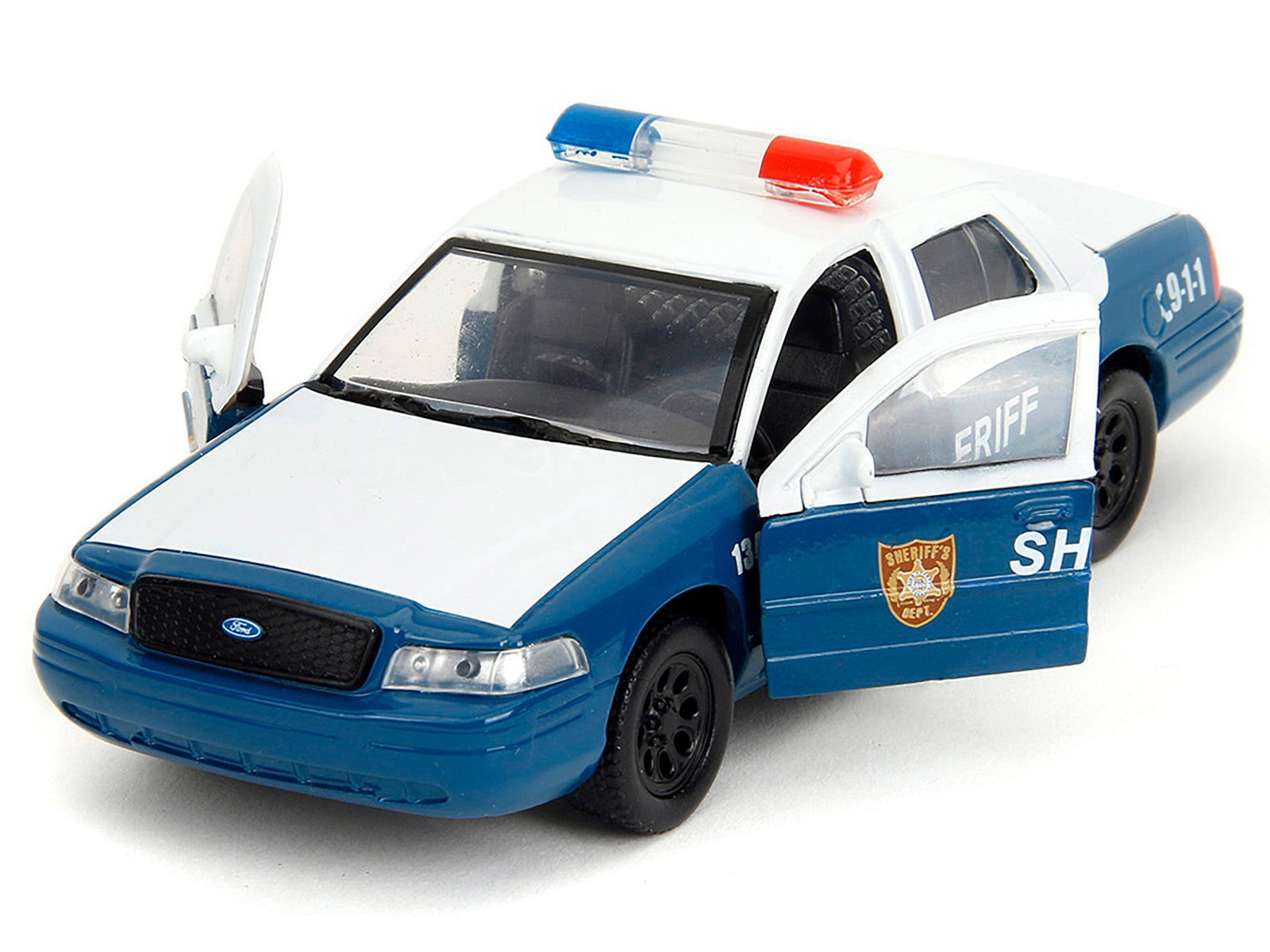 Rick Grimes' Ford Crown Victoria "Sheriff" Blue and White "TheFREE SHIPPING IN US - Premium Ford Models from Jada - Just $29.69! Shop now at Rapidvehicles