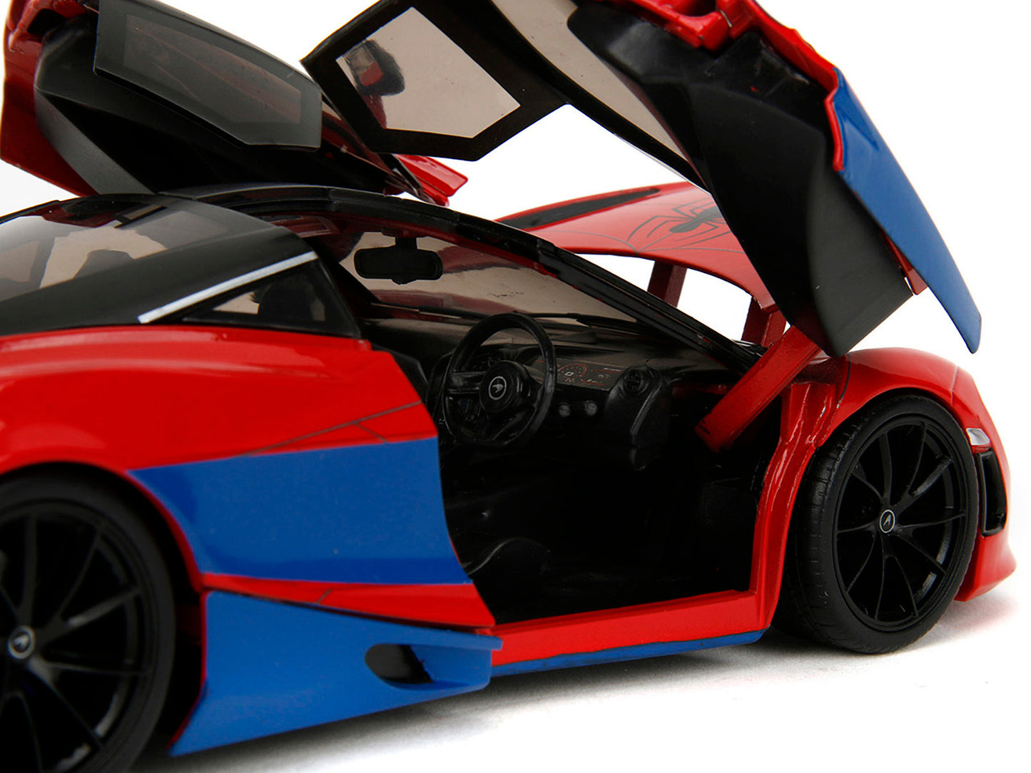 McLaren 720S Red and Blue with Black Top and Graphics and - Premium Movie/TV Series Models from Jada - Just $53.63! Shop now at Rapidvehicles