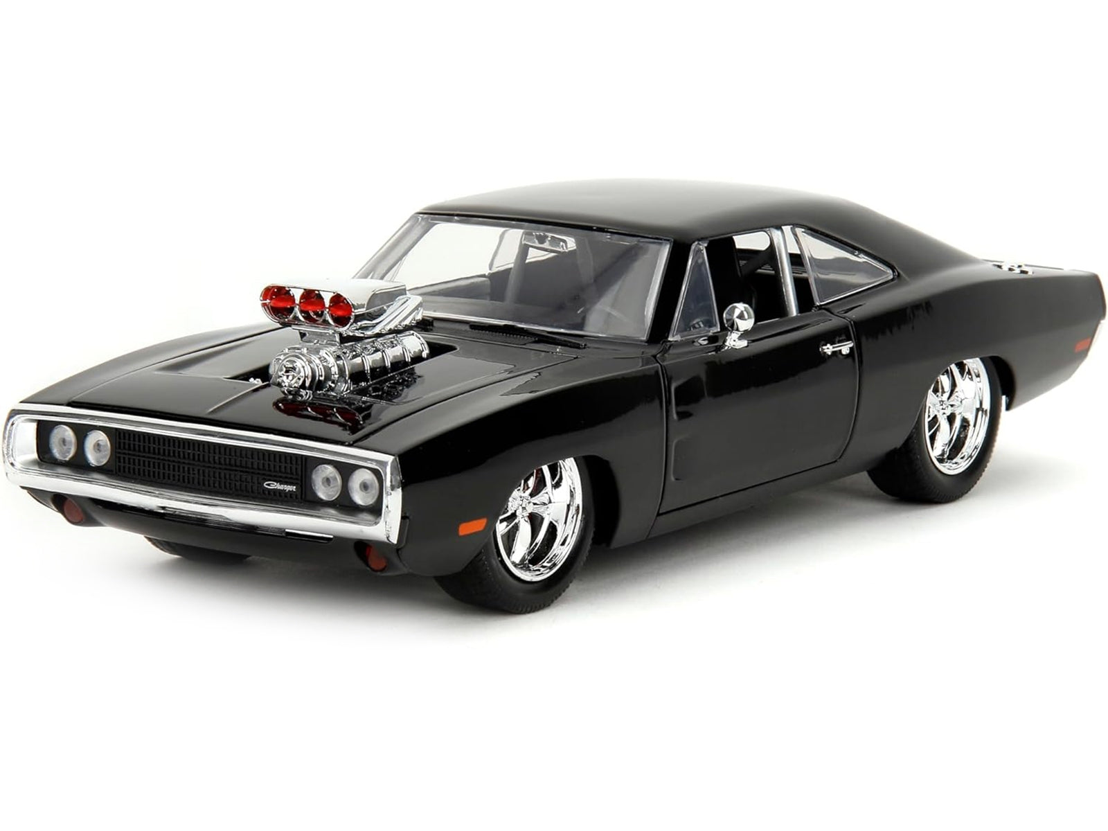 Dodge Charger R/T Black with Dom Diecast Figure "Fast & Furious" (2009) Movie "Hollywood Rides" Series 1/24 Diecast Model Car by Jada - Premium Fast & Furious Models from Jada - Just $59.99! Shop now at Rapidvehicles