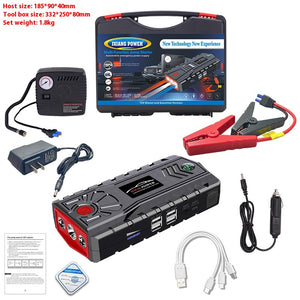 Color: Air Pump Toolbox, Power Capacity: 12V32000mAh - Portable Automobile Emergency Start Power Source - Premium Other Replacement Parts from Rapidvehicles - Just $69.99! Shop now at Rapidvehicles