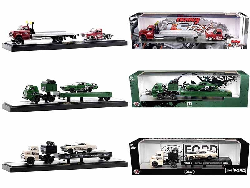 Auto Haulers Set of 3 Trucks Release 51 Limited Edition to 8400 - Premium 1/64 Scale Sets from M2 - Just $68.80! Shop now at Rapidvehicles