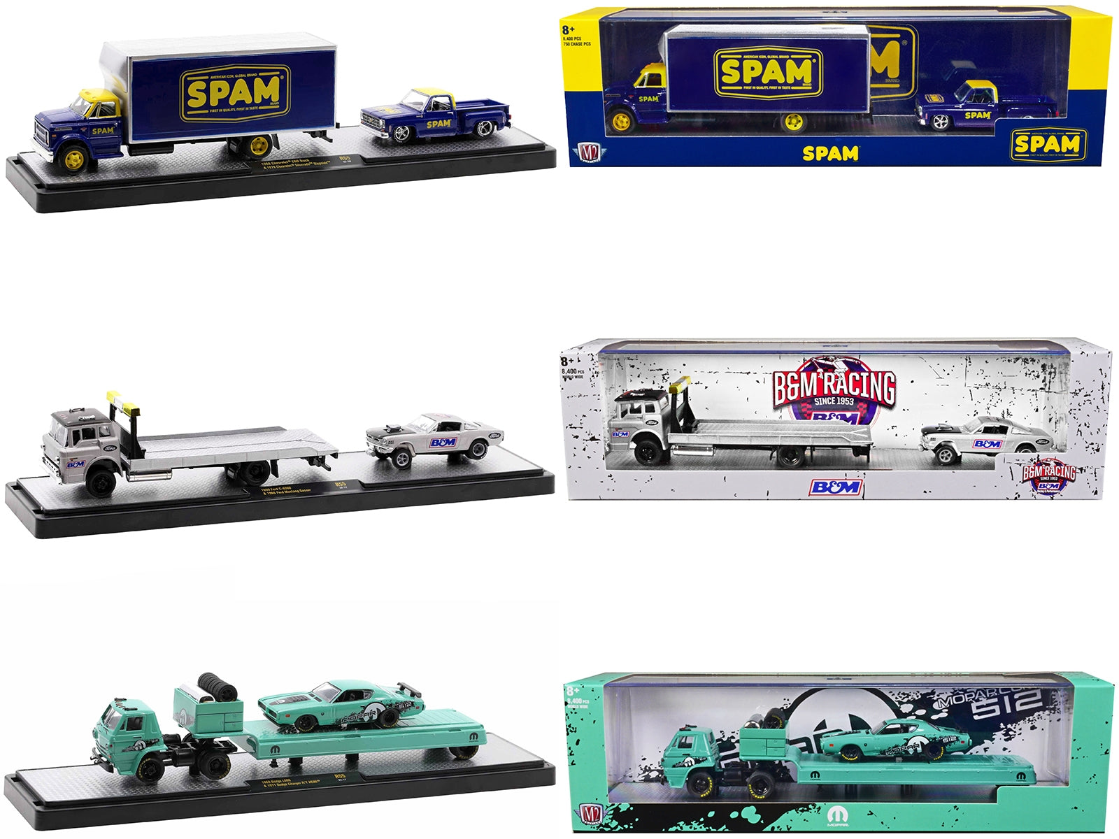 Auto Haulers Set of 3 Trucks Release 55 Limited Edition to 8400 - Premium 1/64 Scale Sets from M2 - Just $83.69! Shop now at Rapidvehicles