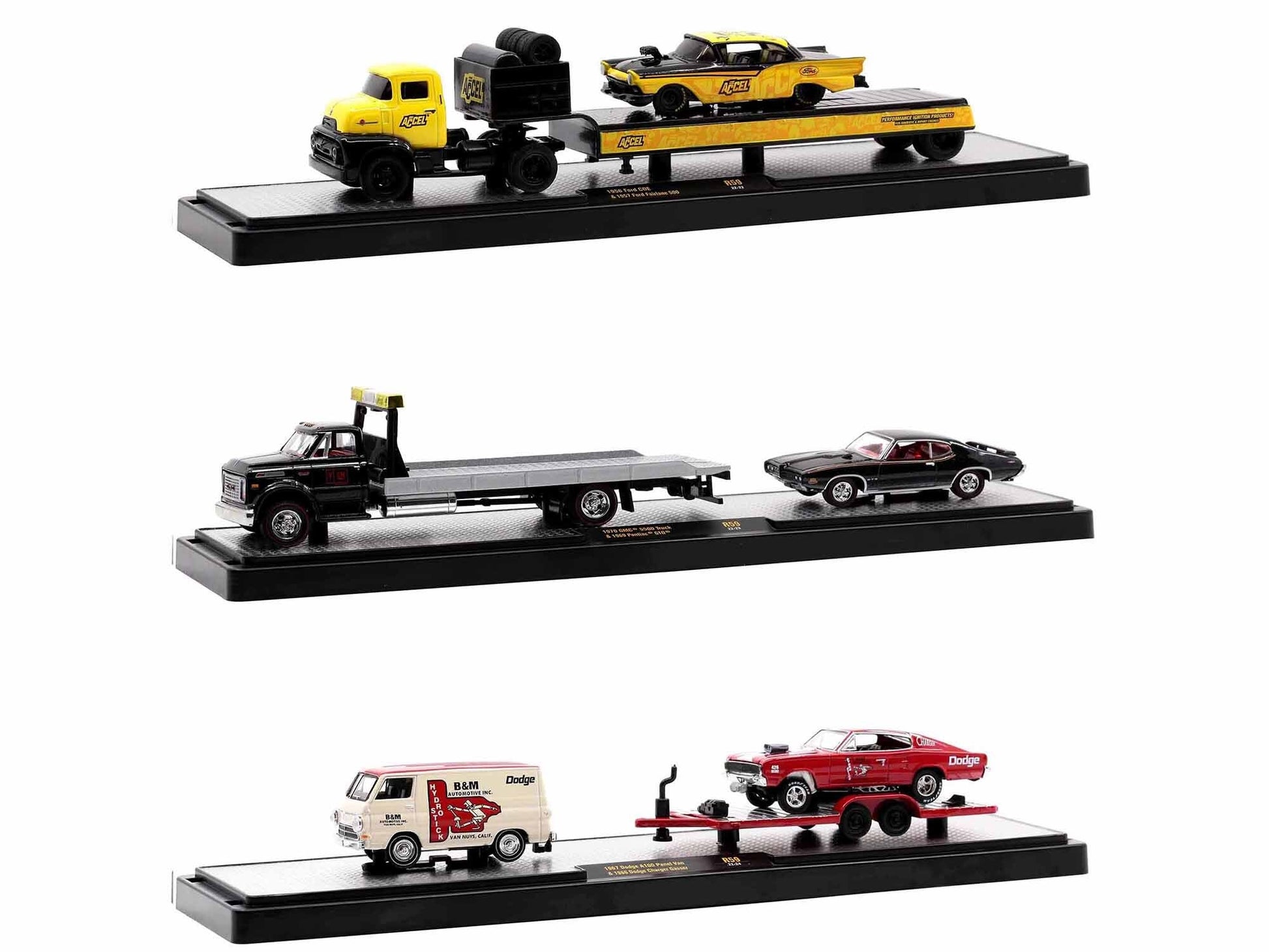 Auto Haulers Set of 3 Trucks Release 59 Limited Edition to 8400 - Premium 1/64 Scale Sets from M2 - Just $83.69! Shop now at Rapidvehicles