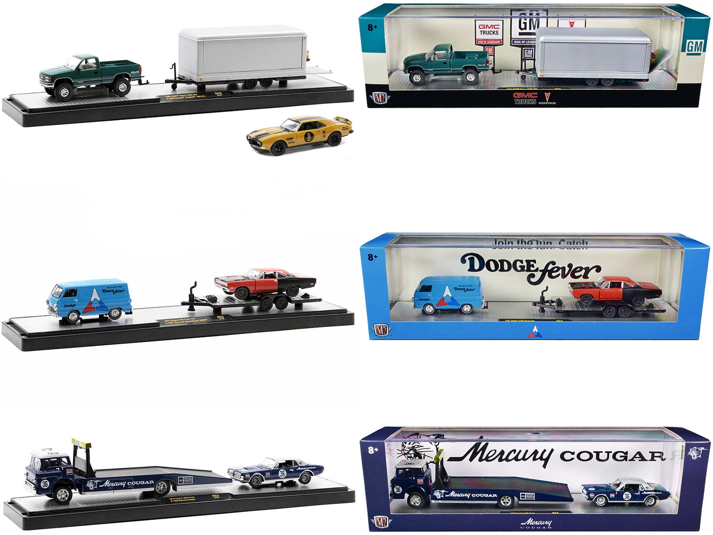 Auto Haulers Set of 3 Trucks Release 63 Limited Edition to 8400 - Premium 1/64 Scale Sets from M2 - Just $104.99! Shop now at Rapidvehicles