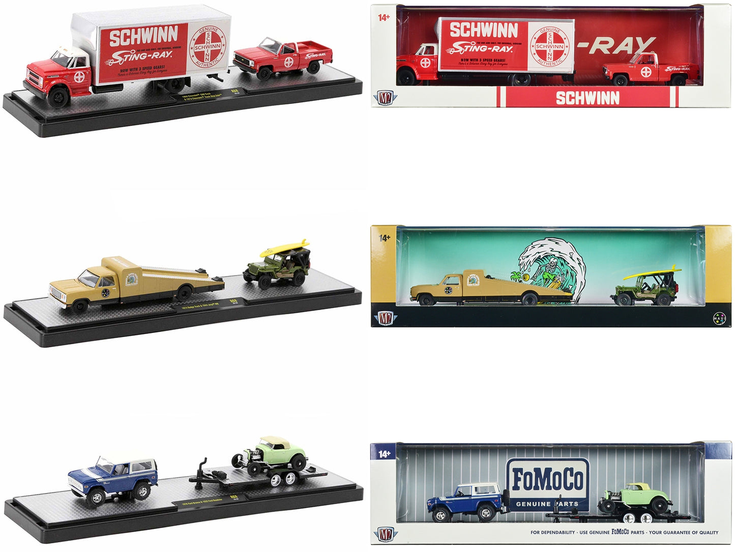 Auto Haulers Set of 3 Trucks Release 68 Limited Edition to 9600 - Premium 1/64 Scale Sets from M2 - Just $83.69! Shop now at Rapidvehicles