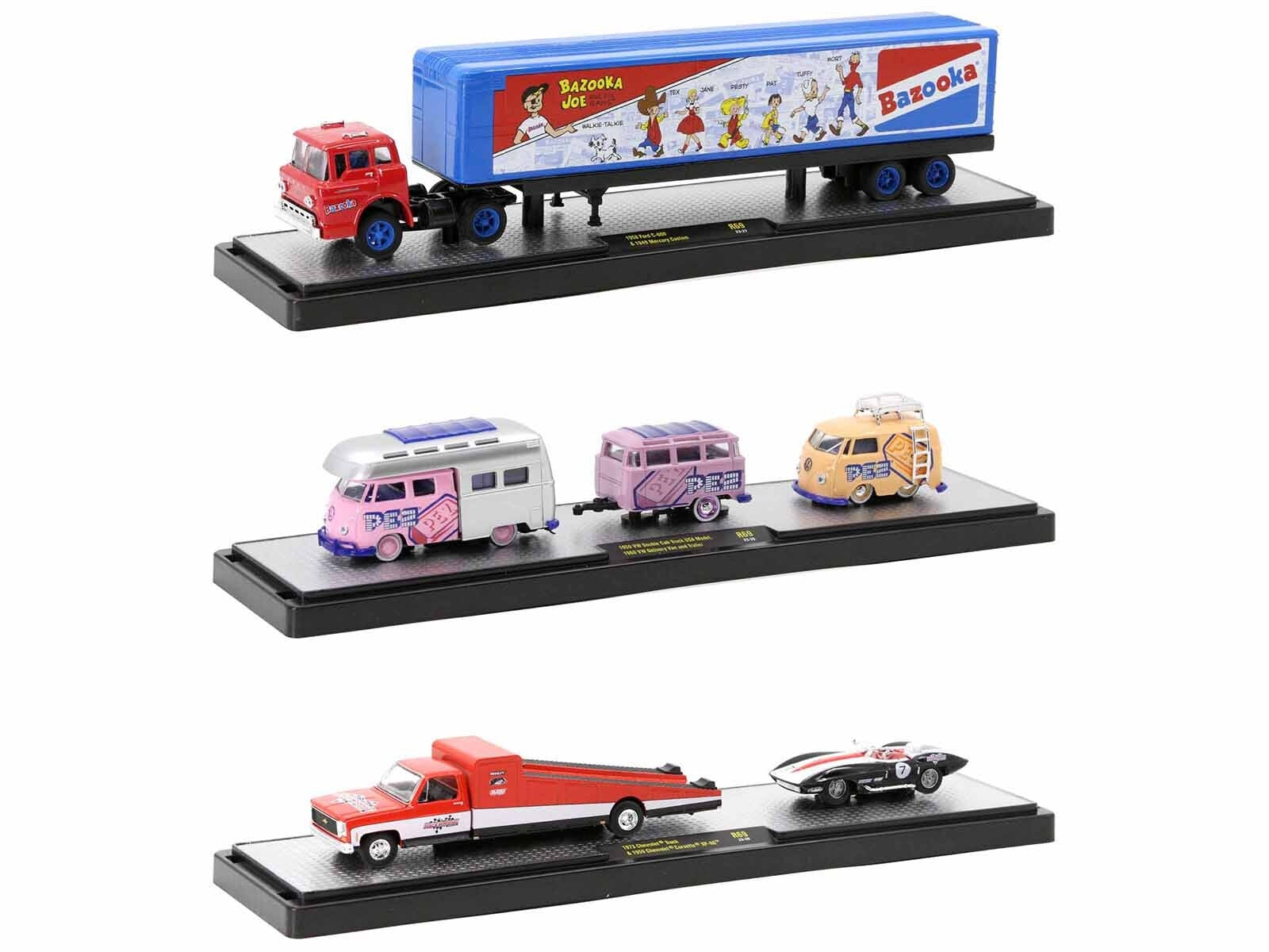 Auto Haulers Set of 3 Trucks Release 69 Limited Edition to 9000 pieces Worldwide 1/64 Diecast Model Cars by M2 Machines - Premium 1/64 Scale Sets from M2 - Just $76.44! Shop now at Rapidvehicles