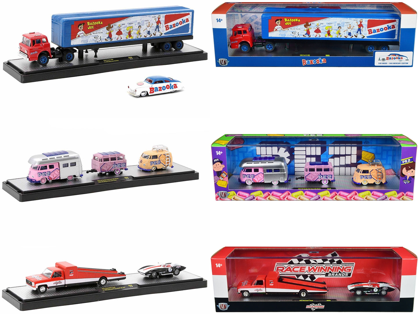 Auto Haulers Set of 3 Trucks Release 69 Limited Edition to 9000 - Premium 1/64 Scale Sets from M2 - Just $83.69! Shop now at Rapidvehicles