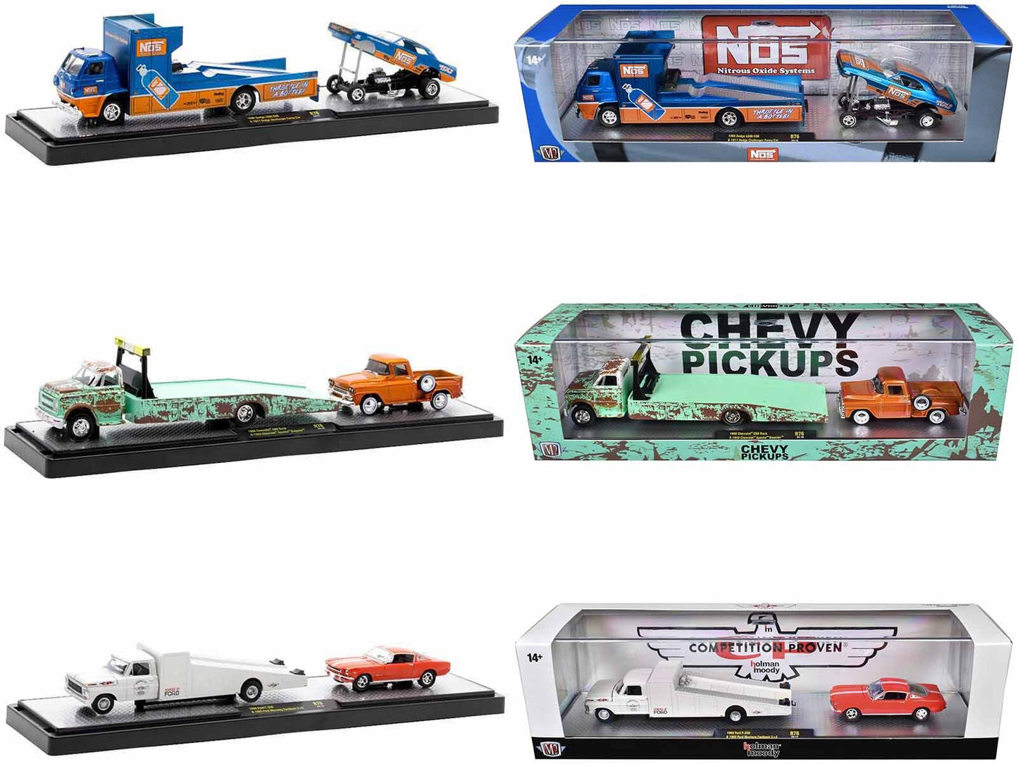 Auto Haulers Set of 3 Trucks Release 76 Limited Edition to 8000