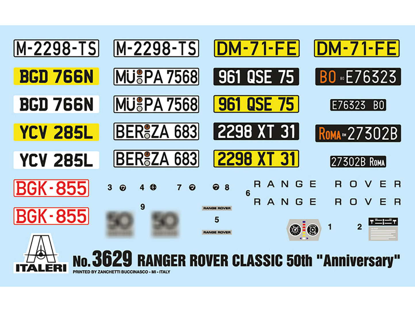 Skill 3 Model Kit Land Rover Range Rover Classic 50th Anniversary - Premium Range/Land Rover from Italeri - Just $104.99! Shop now at Rapidvehicles