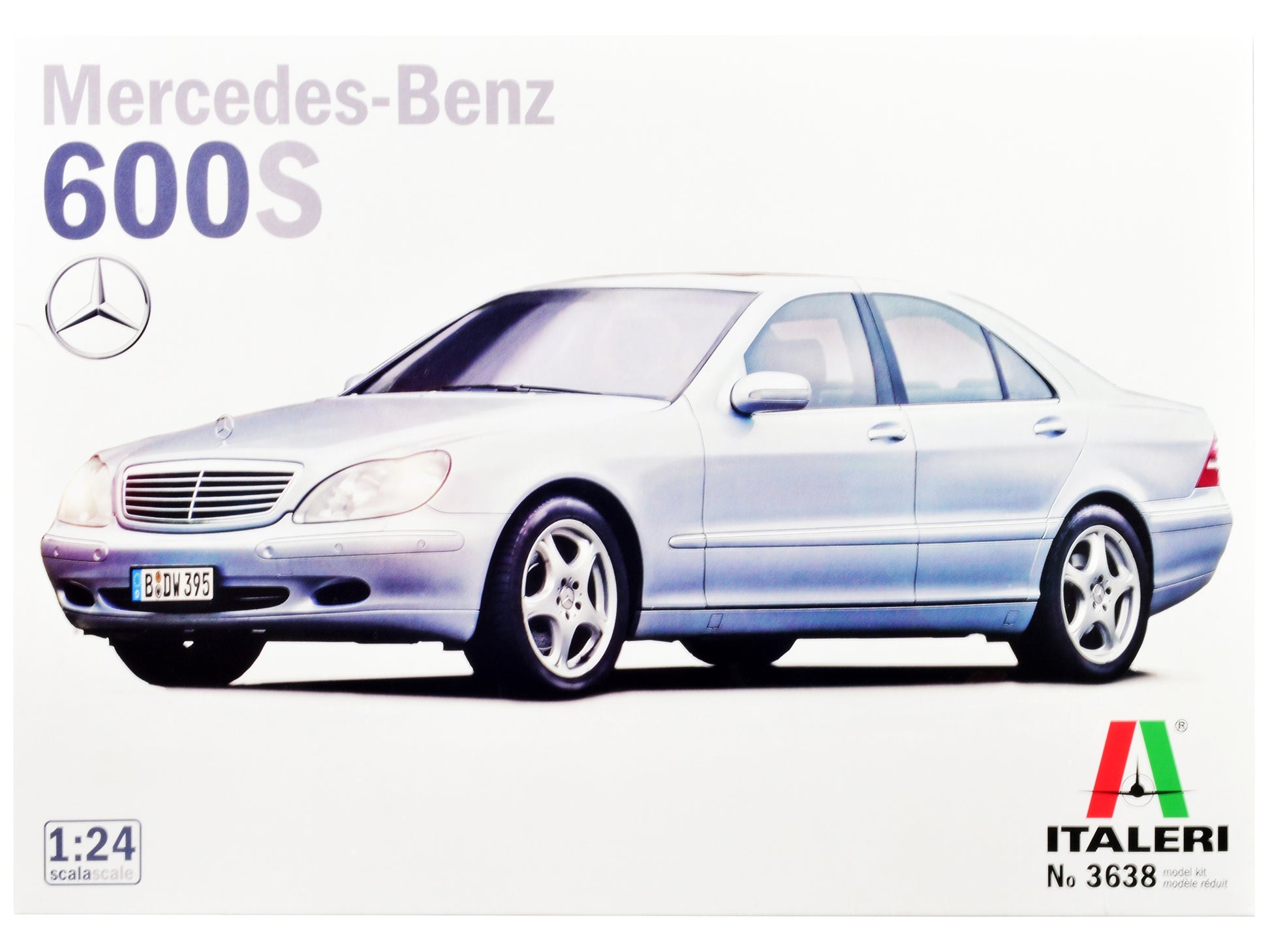 Skill 3 Model Kit Mercedes Benz 600S 1/24 Scale Model by Italeri - Premium Model Kits(To Built) from Italeri - Just $89.99! Shop now at Rapidvehicles