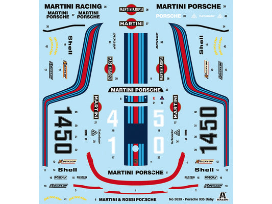 Skill 3 Model Kit Porsche 935 Baby 1/24 Scale Model by Italeri - Premium Porsche Models from Italeri - Just $83.99! Shop now at Rapidvehicles
