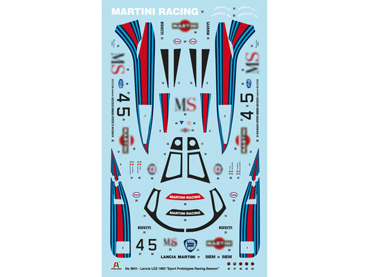 Skill 3 Model Kit Lancia LC2 "World Sport Prototype Championship" - Premium Model Kits(To Built) from Italeri - Just $86.99! Shop now at Rapidvehicles