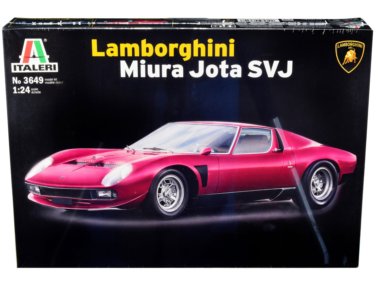 Skill 2 Model Kit Lamborghini Miura Jota SVJ 1/24 Scale Model by