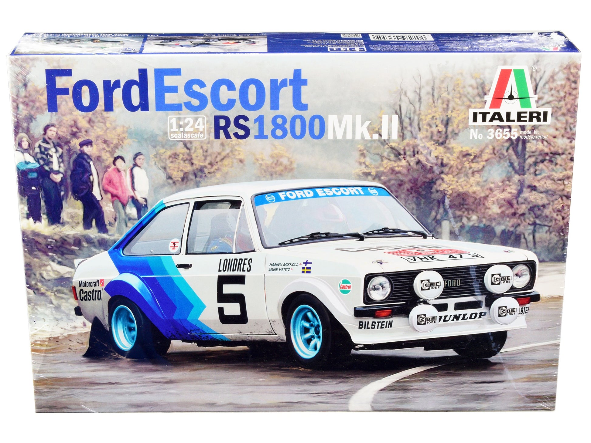 Skill 2 Model Kit Ford Escort RS 1800 Mk.II #5 Rallye Monte Carlo - Premium Model Kits(To Built) from Italeri - Just $90.89! Shop now at Rapidvehicles