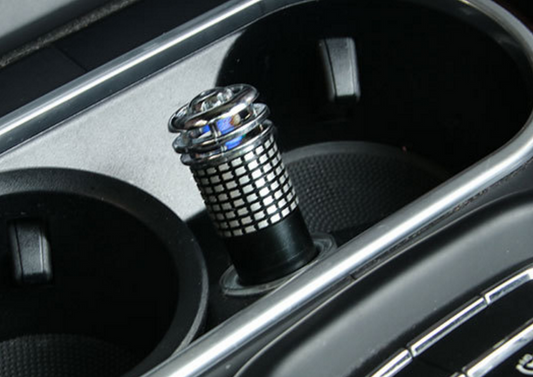 Color: Black - Car Air Purifier Ionizer - Premium Exterior Parts from Rapidvehicles - Just $17.99! Shop now at Rapidvehicles