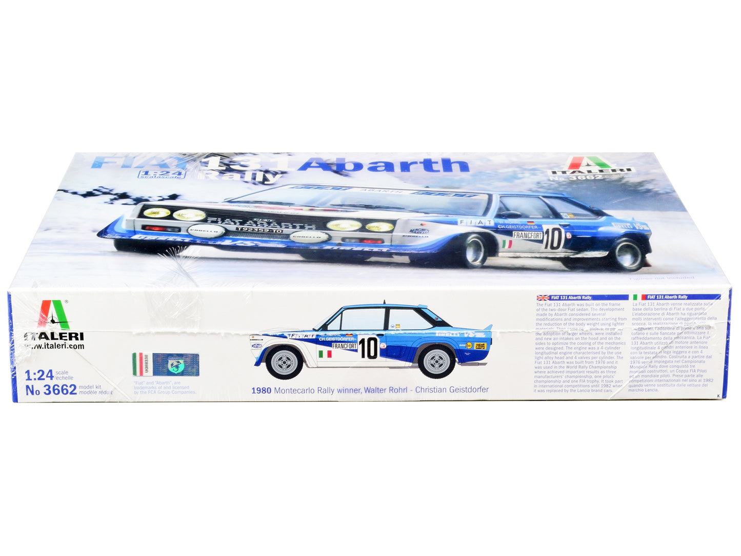 Skill 3 Model Kit Fiat 131 Abarth Rally #10 Winner "Montecarlo - Premium Model Kits(To Built) from Italeri - Just $94.49! Shop now at Rapidvehicles