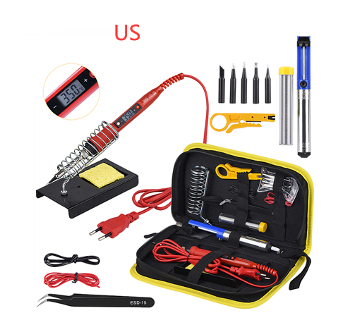 Color: Red, Model: US - Constant temperature soldering iron Kit - Premium Other Maintenance Products from Rapidvehicles - Just $52.99! Shop now at Rapidvehicles