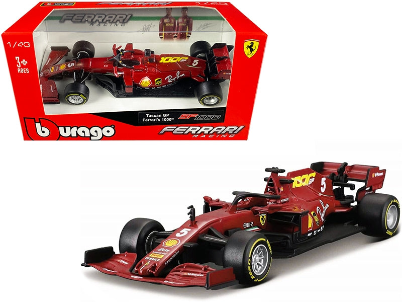 Ferrari SF1000 #5 Sebastian Vettel Tuscan GP Formula One F1 - Premium Formula 1 Models from Bburago - Just $35.99! Shop now at Rapidvehicles