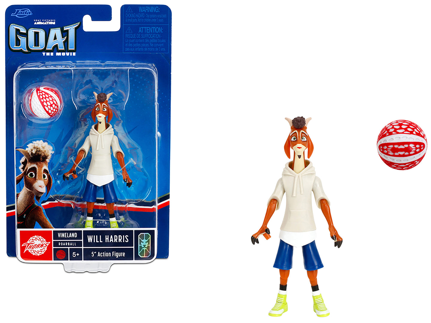 Will Harris 5" Moveable Figure with Basketball (Gym Clothes Version) "Goat" (2026) Movie Model by Jada