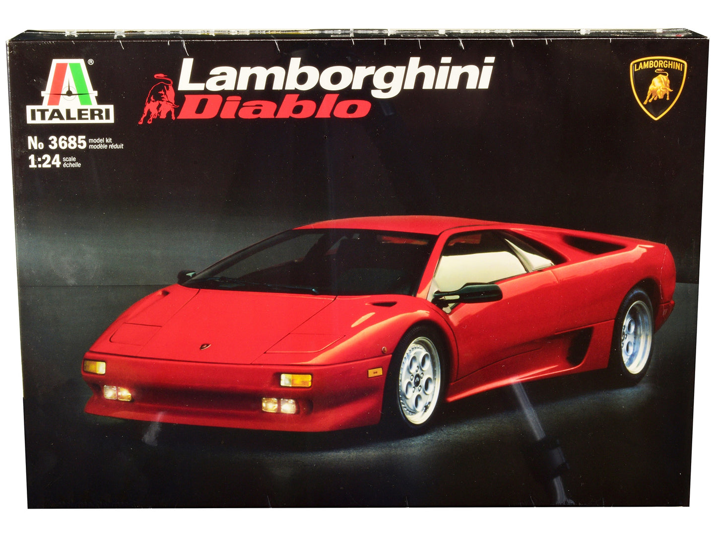 Skill 3 Model Kit Lamborghini Diablo 1/24 Scale Model by Italeri